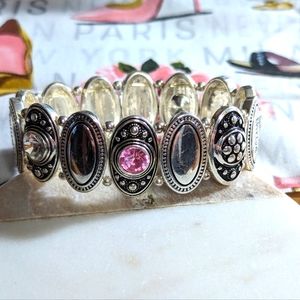 Breast cancer warrior bracelet